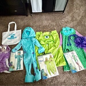 Monsters Inc. Costume Set - Green and Blue
